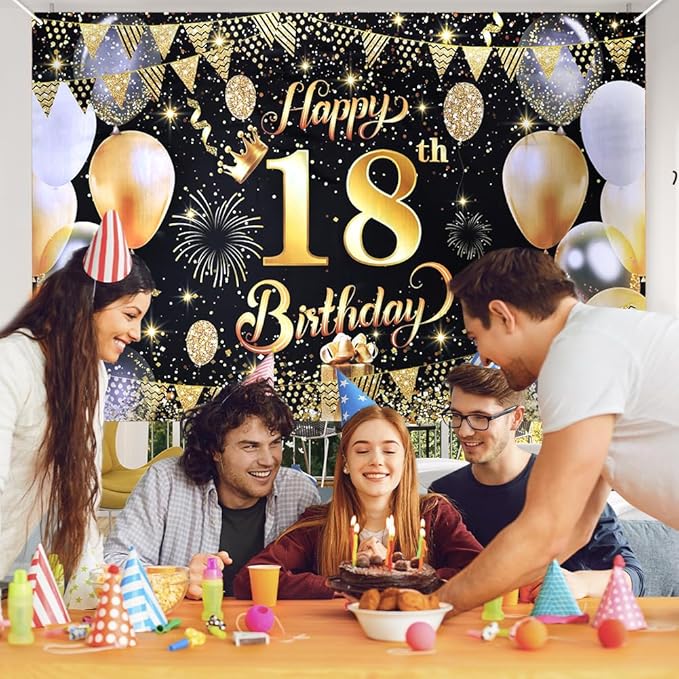 Baner urodzinowy 180 × 110 cm – Trendoza