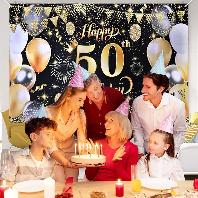 Baner urodzinowy 180 × 110 cm – Trendoza