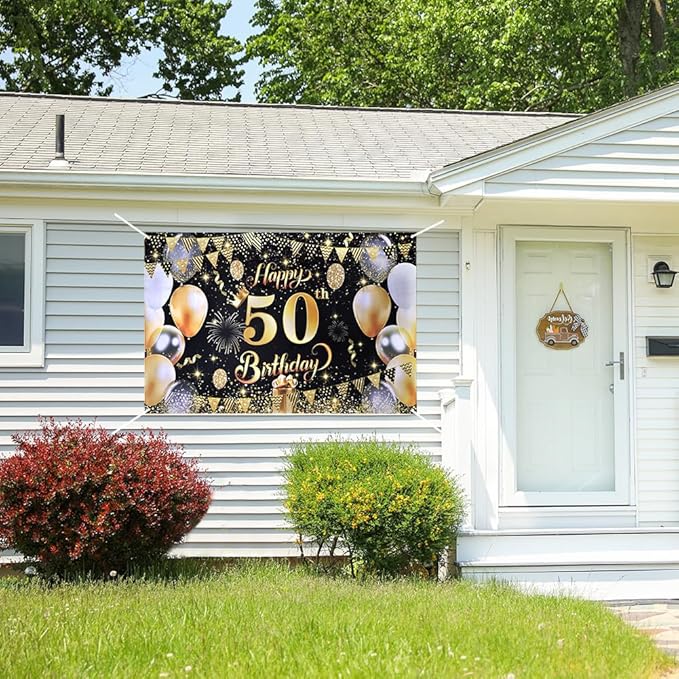 Baner urodzinowy 180 × 110 cm – Trendoza