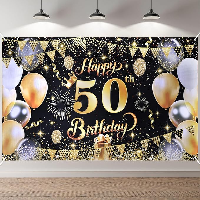 Baner urodzinowy 180 × 110 cm – Trendoza